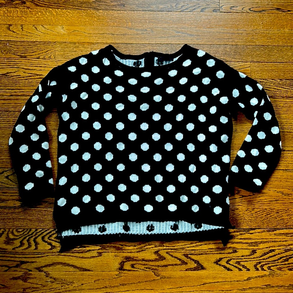 H&M Polka Dot Sweater Size Small